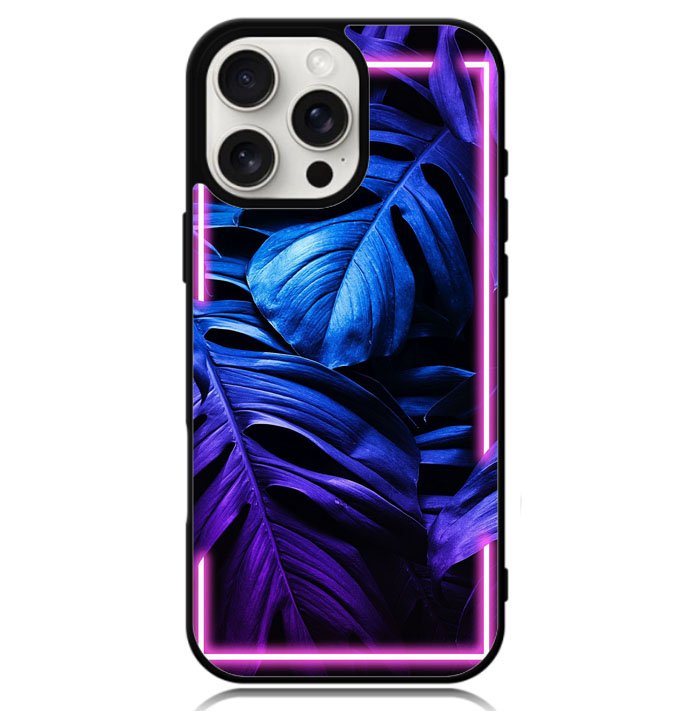 monstera neon Z8000 iPhone 16 Pro Max Case