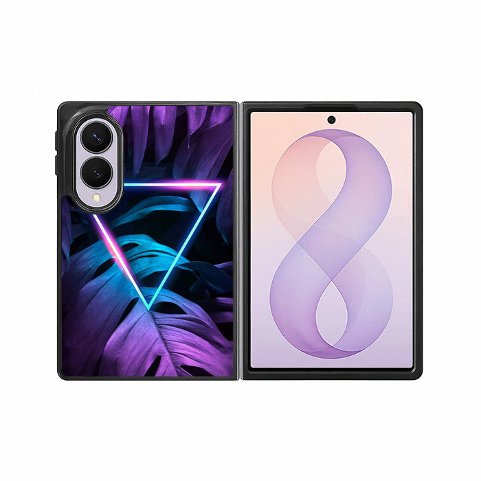 Neon Triangle Monstera Z8001 Samsung Galaxy Z Fold 8 Case