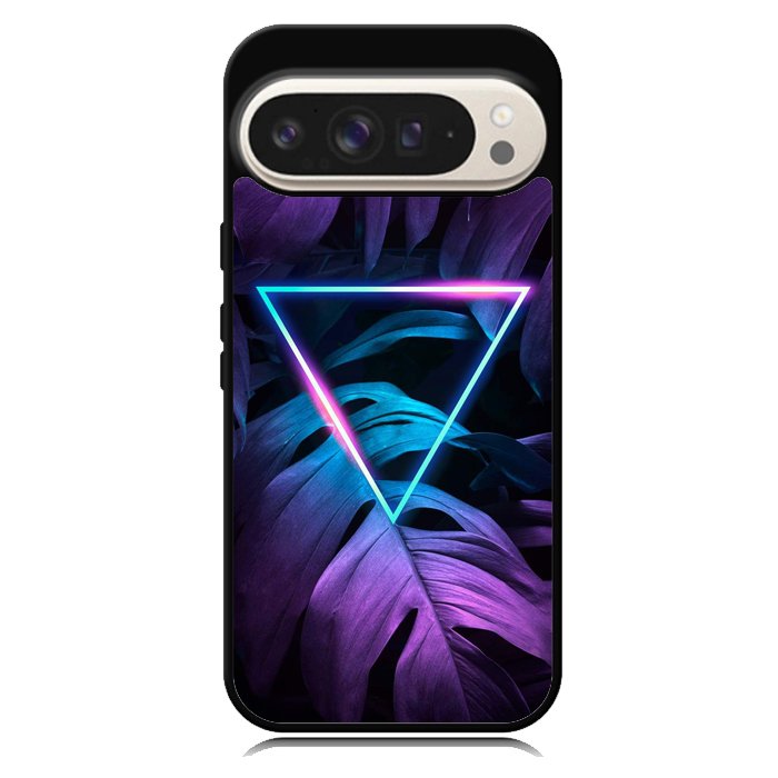 Neon Triangle Monstera Z8001 Google Pixel 9 Pro XL Case