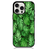 monstera leaves seamless tropical Z8005 iPhone 16 Pro Max Case