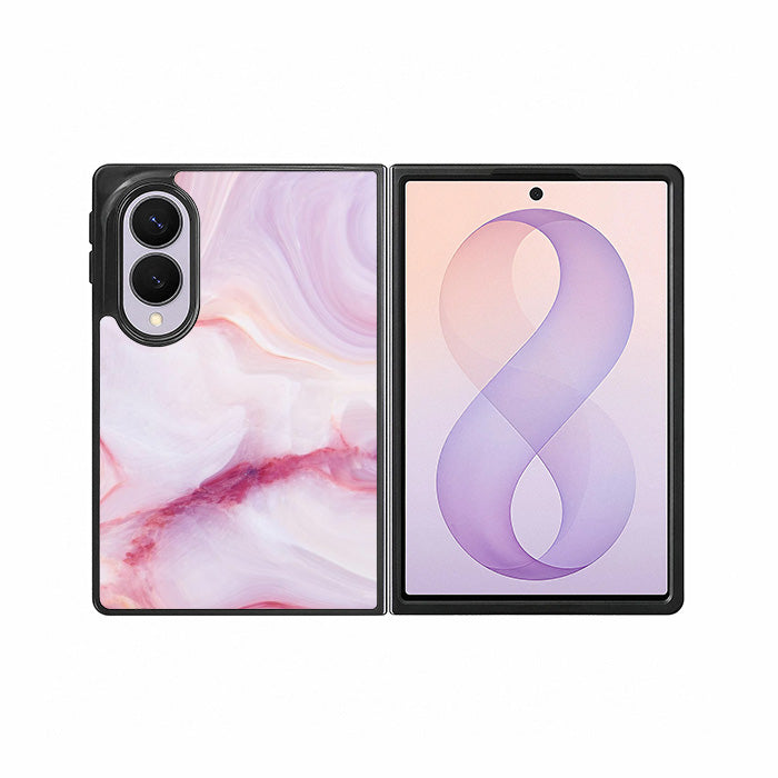 Abstract Watercolor Pink Splash Gold Glitter Z8010 Samsung Galaxy Z Fold 8 Case
