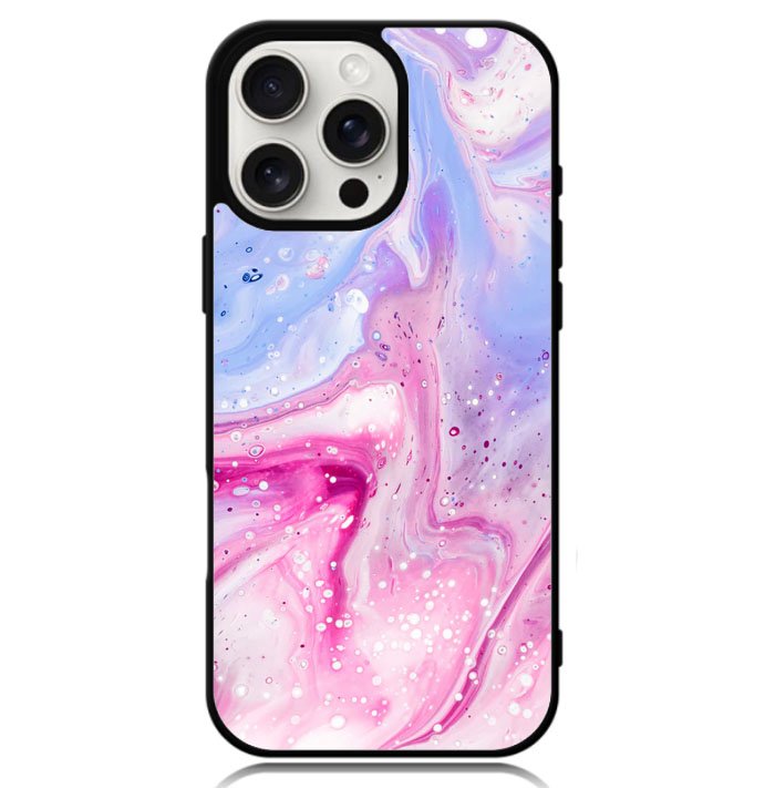 Watercolor Pink Splash Z8011 iPhone 16 Pro Case