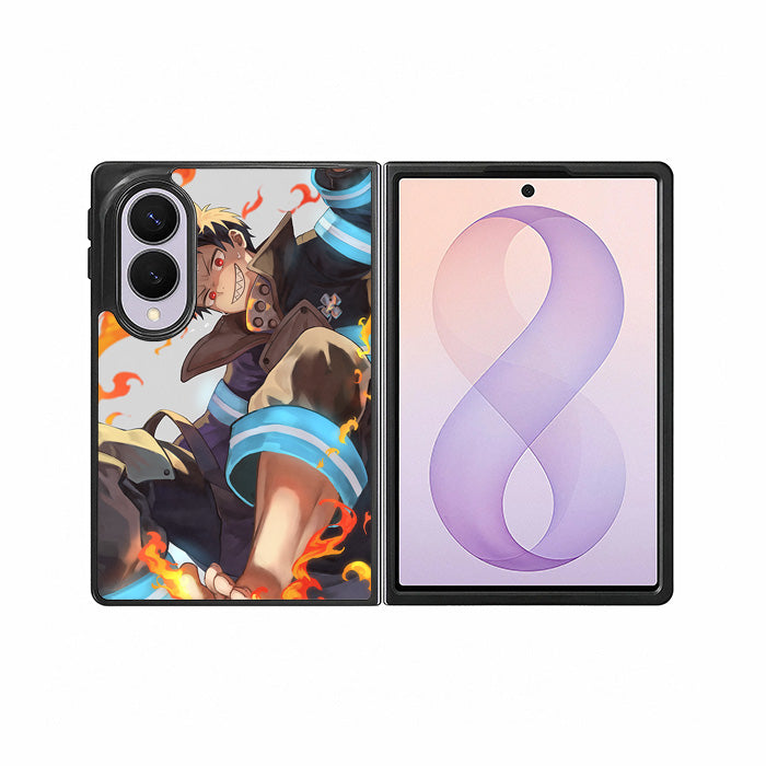 enen no shouboutai KUSABAKE Z8024 Samsung Galaxy Z Fold 8 Case