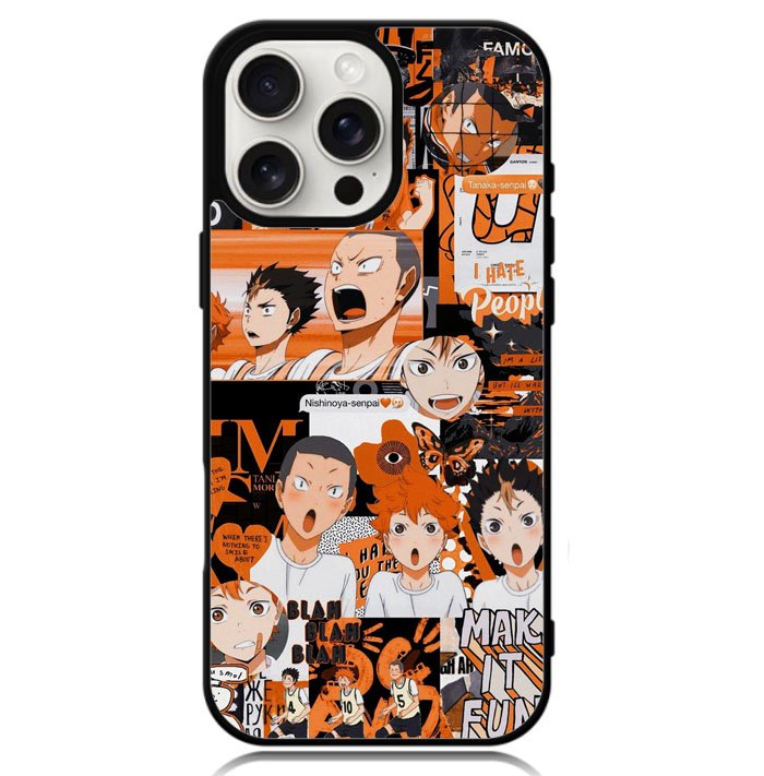 haikyuu pattern Z8032 iPhone 16 Pro Case