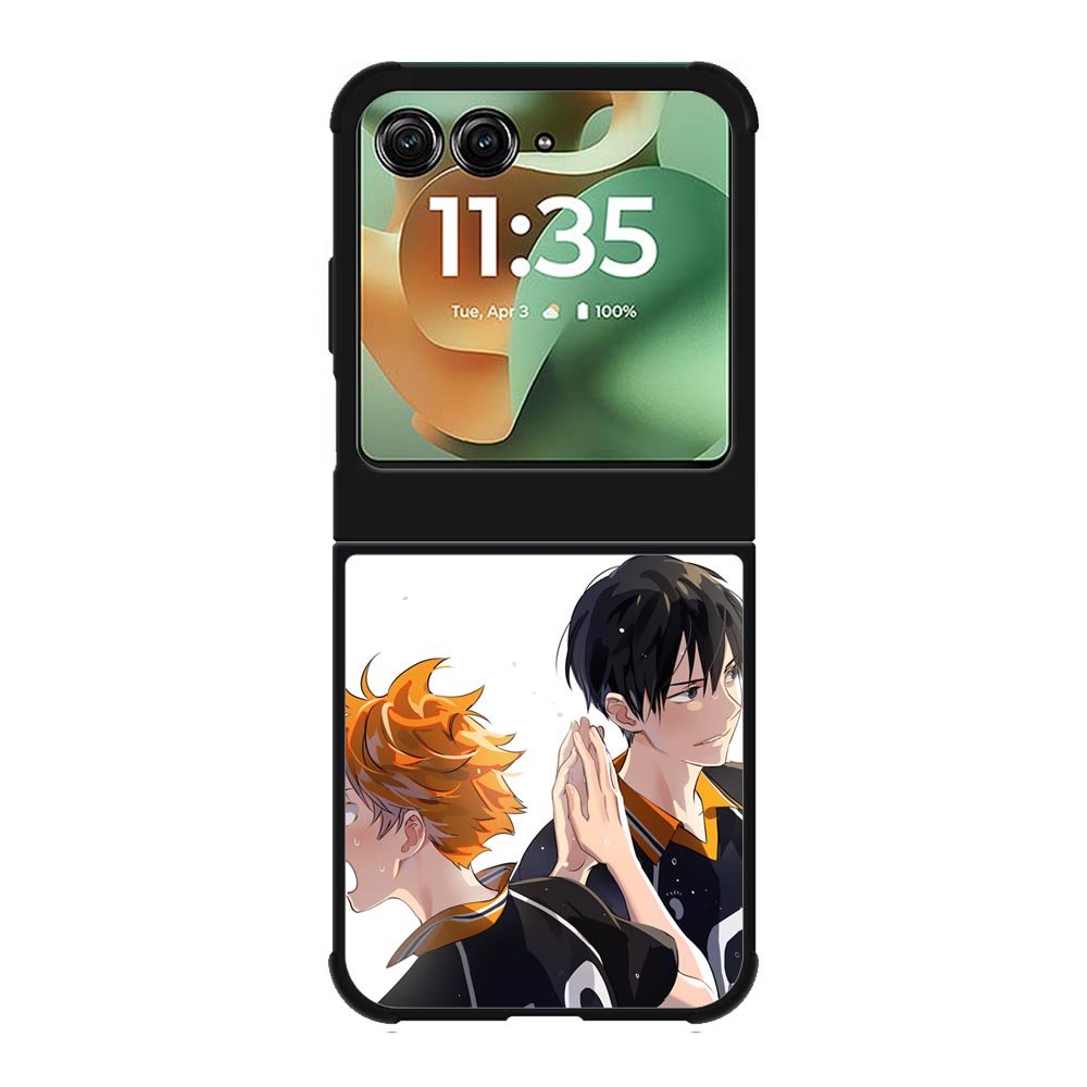 haikyuu hinata and kageyama Z8037 Motorola Moto RAZR 2025 Case