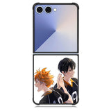haikyuu hinata and kageyama Z8037 Samsung Galaxy Z Flip 7 Case