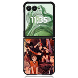haikyuu team karasuno Z8038 Motorola Moto Razr+ Plus 2024/2025 Case, Motorola Razr 50 Ultra/50s Ultra Case