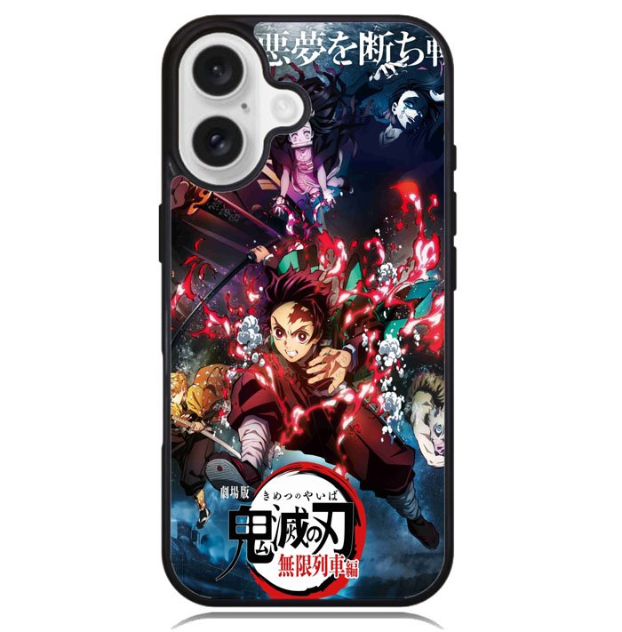 kimetsu no yaiba infinity train Z8046 iPhone 16 Plus Case