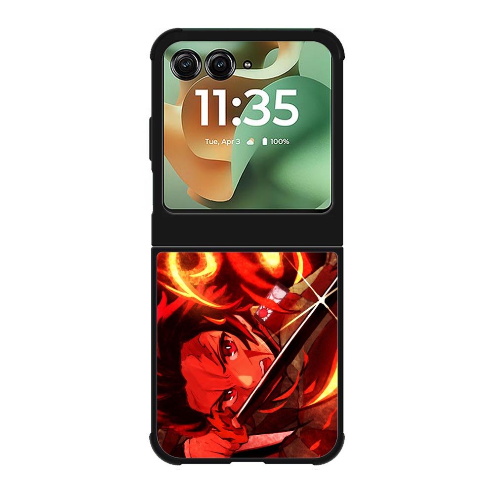 kimetsu no yaiba tanjiro Z8047 Motorola Moto RAZR 2025 Case