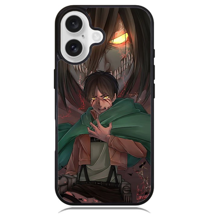 attack on titan eren Z8052 iPhone 16 Case