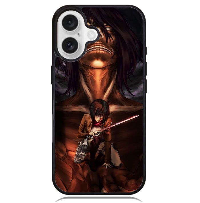 attack on titan mikasa Z8054 iPhone 16 Plus Case