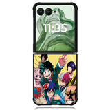 boku no hero academia Z8064 Motorola Moto Razr+ Plus 2024/2025 Case, Motorola Razr 50 Ultra/50s Ultra Case