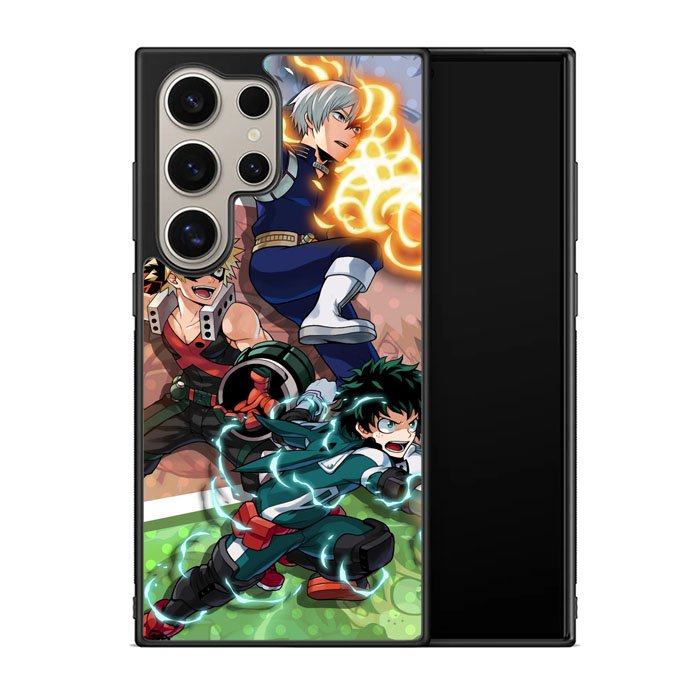 My Hero Academia Deku X Bakugou X Todoroki Z8068 Samsung Galaxy S25 Ultra 5G Case