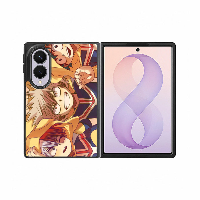 My Hero Academia Deku X Bakugou X Todoroki Z8069 Samsung Galaxy Z Fold 8 Case