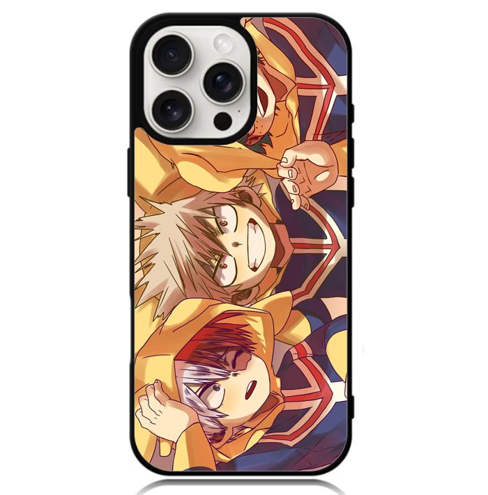 My Hero Academia Deku X Bakugou X Todoroki Z8069 iPhone 16 Pro Case