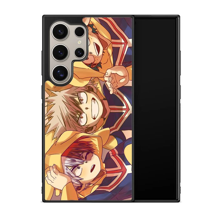 My Hero Academia Deku X Bakugou X Todoroki Z8069 Samsung Galaxy S25 Ultra 5G Case