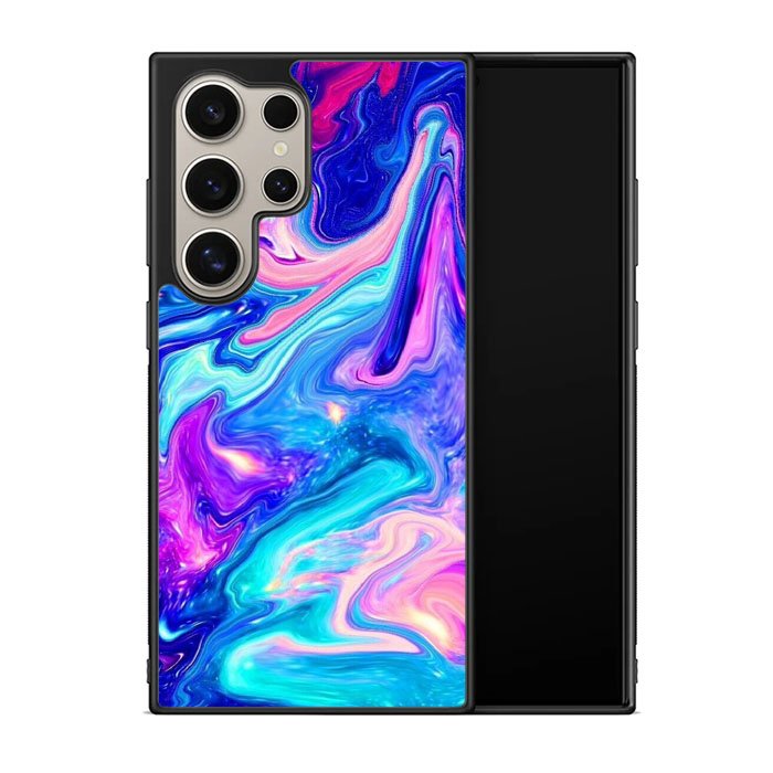 Neon Paint Mixture Z8072 Samsung Galaxy S25 Ultra 5G Case