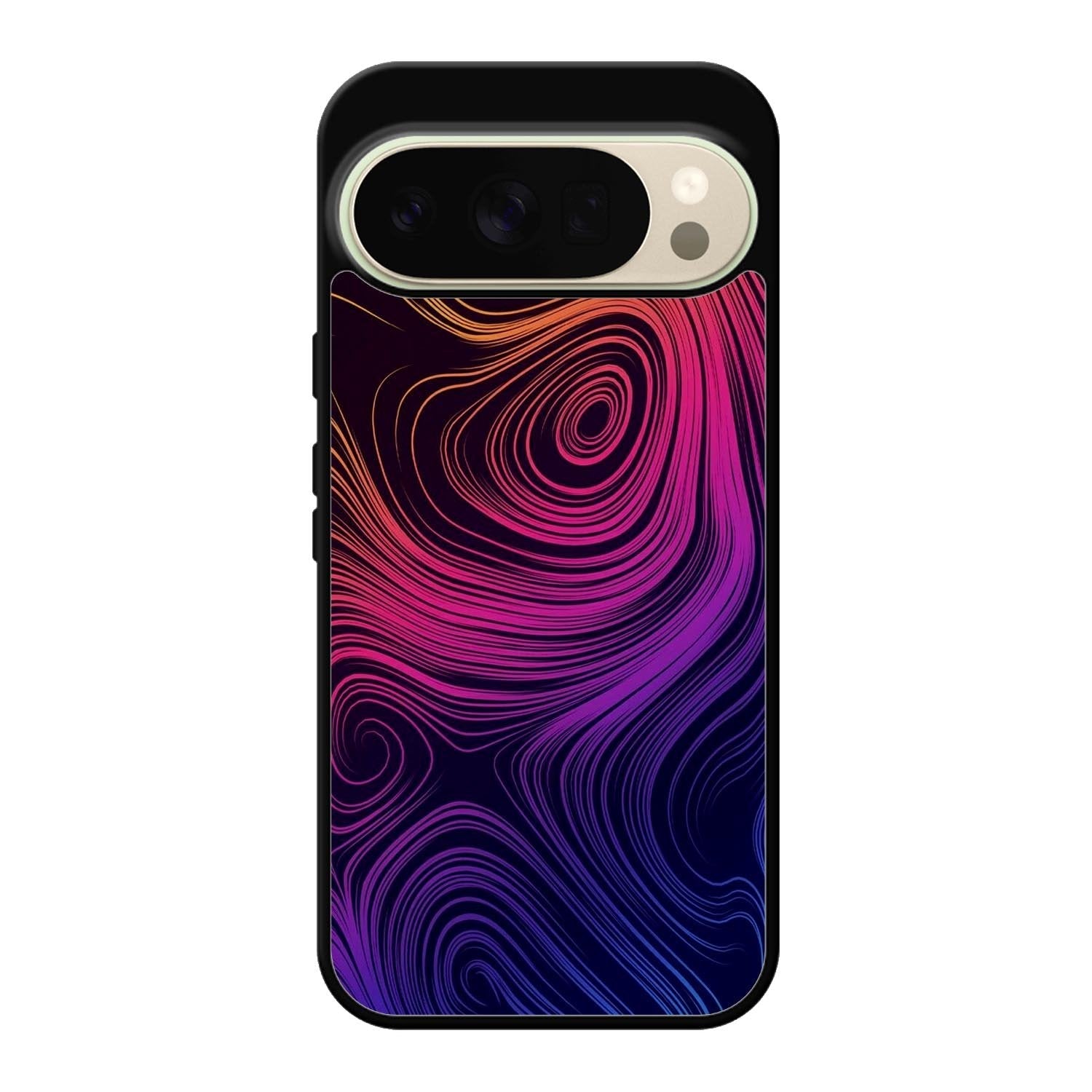 Neon Rainbow swirls Z8073 Google Pixel 10 Pro Case