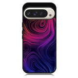 Neon Rainbow swirls Z8073 Google Pixel 9 | Google Pixel 9 Pro Case