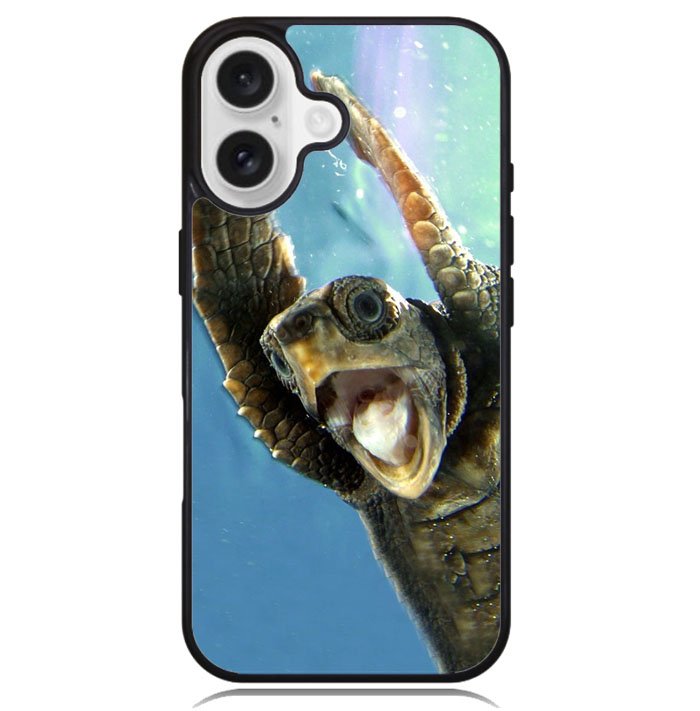 cute turtle Z8076 iPhone 16 Plus Case