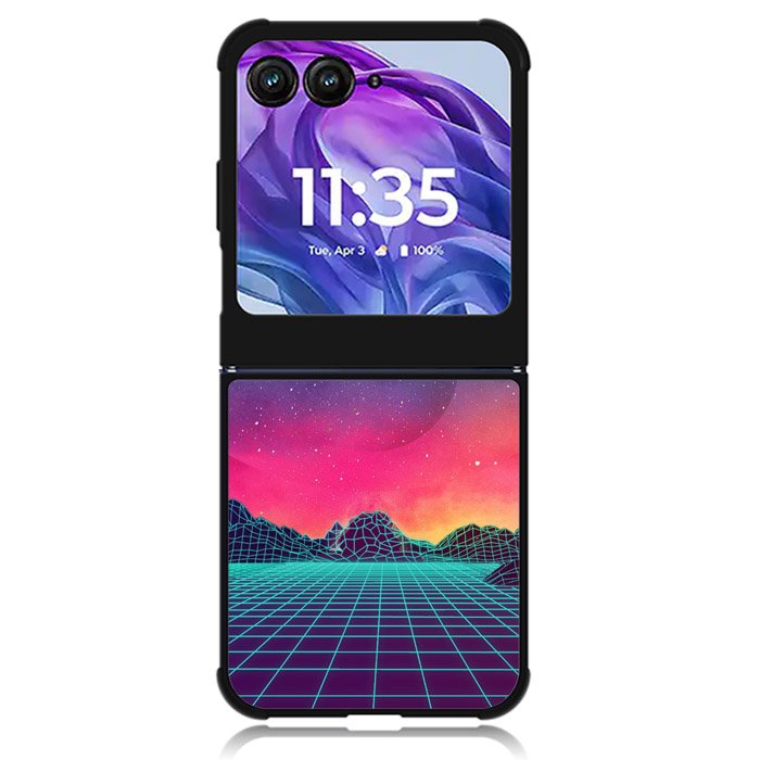 Neon Digital Motorola Moto Razr 2024 , Moto Razr 50 Case