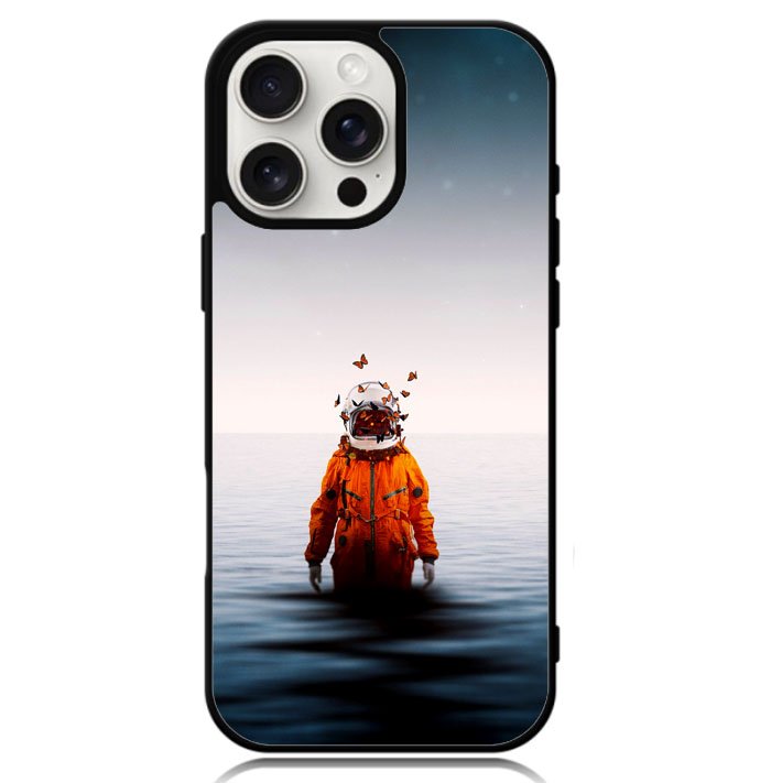 Butterfly Astronaut Z8081 iPhone 16 Pro Case