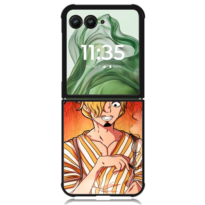 vinsmoke sanji wano Z8185 Motorola Moto Razr+ Plus 2024/2025 Case, Motorola Razr 50 Ultra/50s Ultra Case