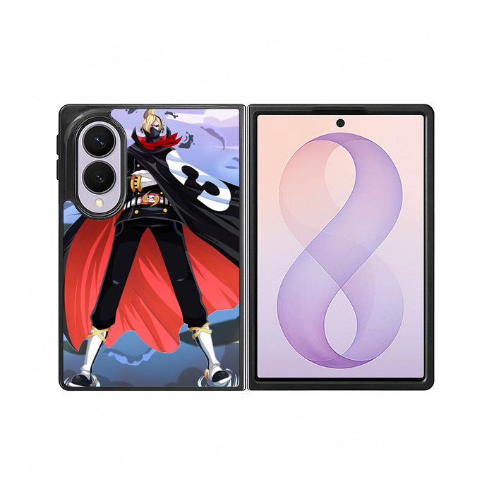 vinsmoke sanji stealth black Z8188 Samsung Galaxy Z Fold 8 Case