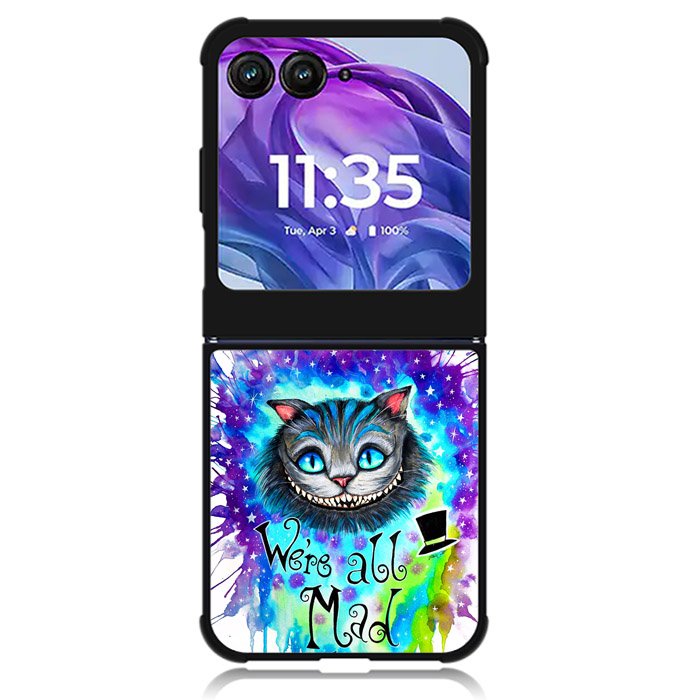 Cheshire Cat 2nd Motorola Moto Razr 2024 , Moto Razr 50 Case