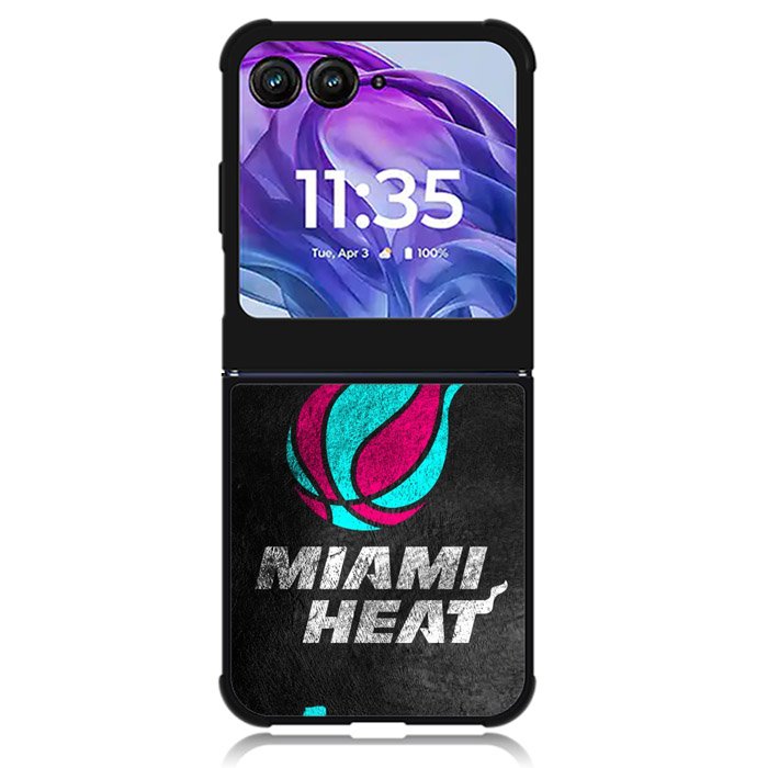 Miami Heat 1st Motorola Moto Razr 2024 , Moto Razr 50 Case
