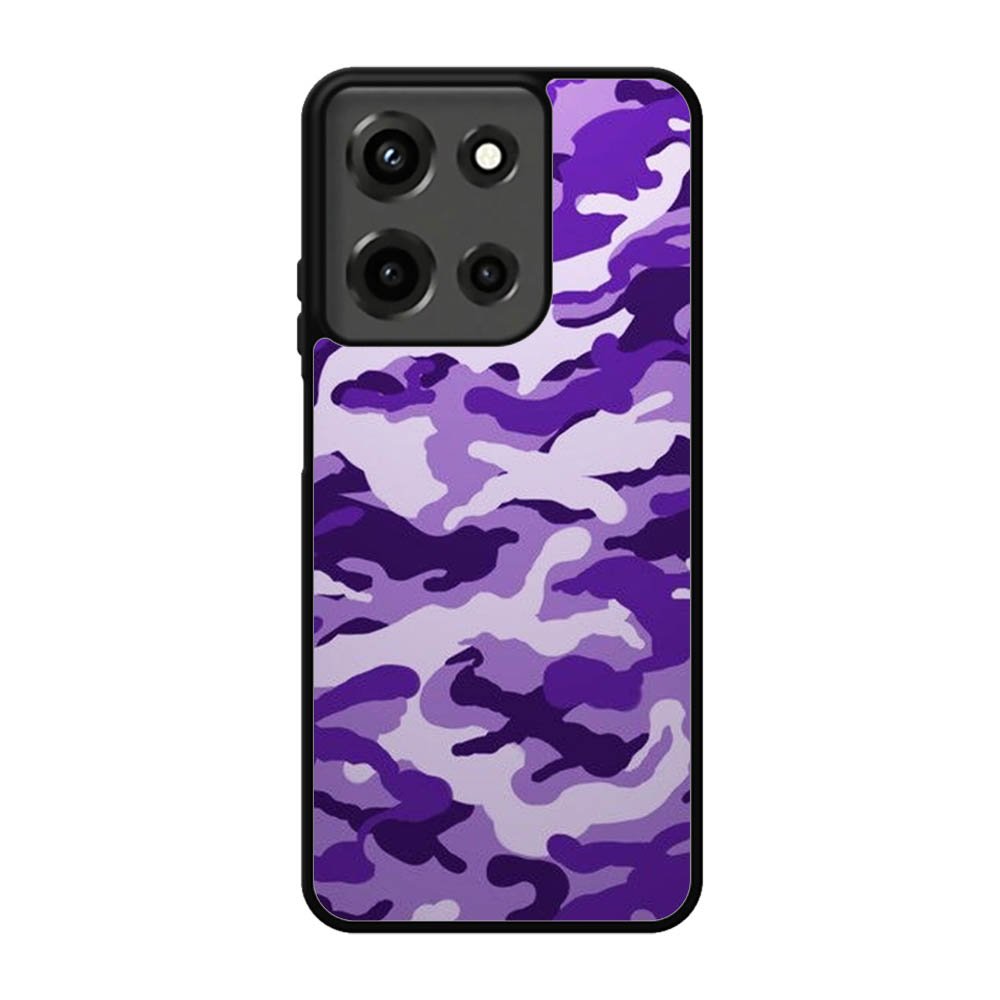 Purple Camouflage Motorola Moto G 5G 2025 Case FE4615
