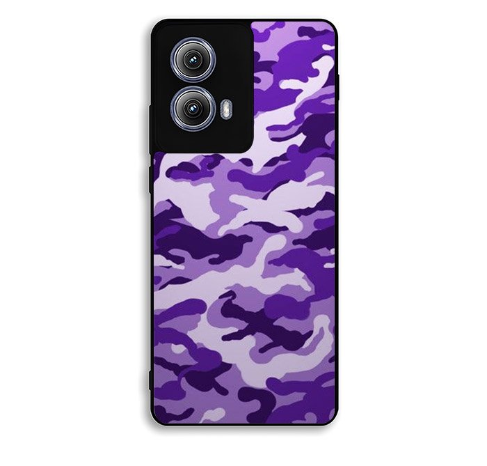 Purple Camouflage Motorola Moto Edge 2024 Case FE7528
