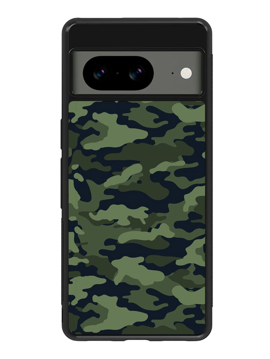 Green Camouflage Google Pixel 8a Case