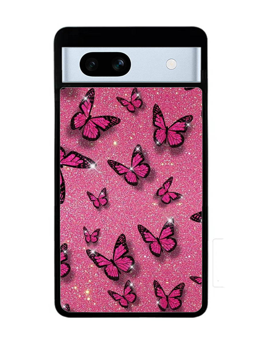 butterfly glitter Google Pixel 7A Case