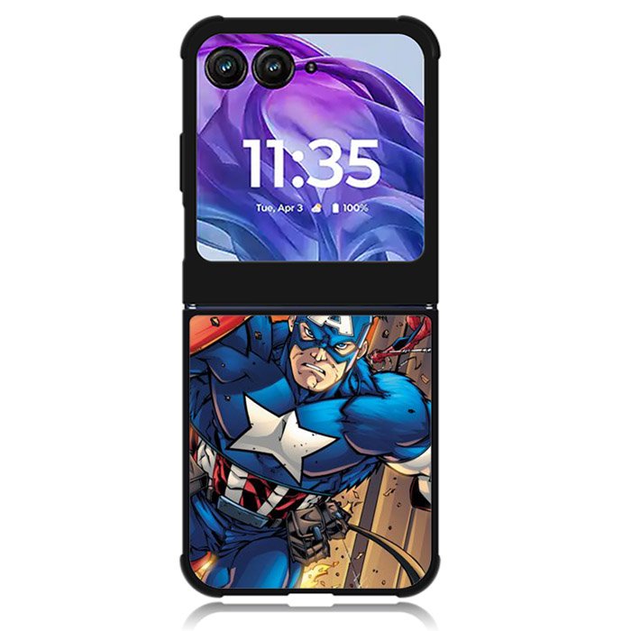 Captain America 3rd Motorola Moto Razr 2024 , Moto Razr 50 Case