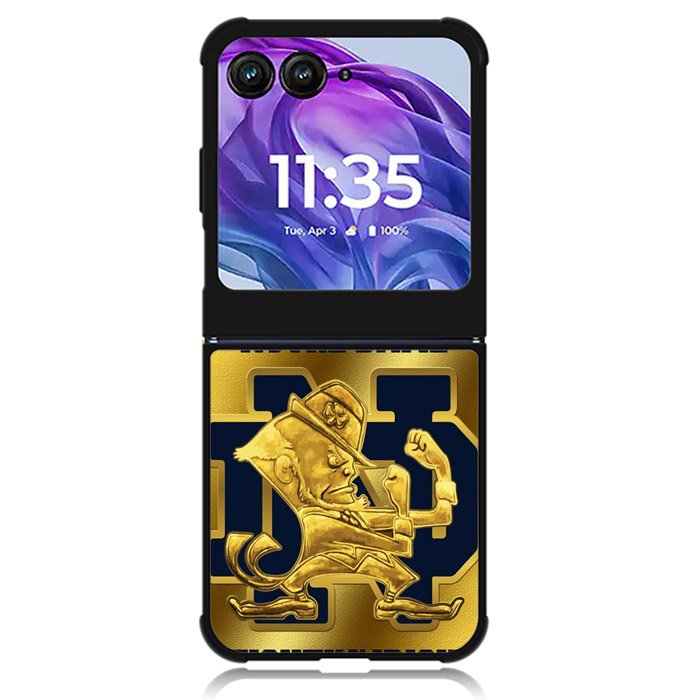 notre dame 1st Motorola Moto Razr 2024 , Moto Razr 50 Case