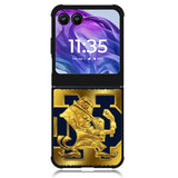 notre dame 1st Motorola Moto Razr 2024 , Moto Razr 50 Case