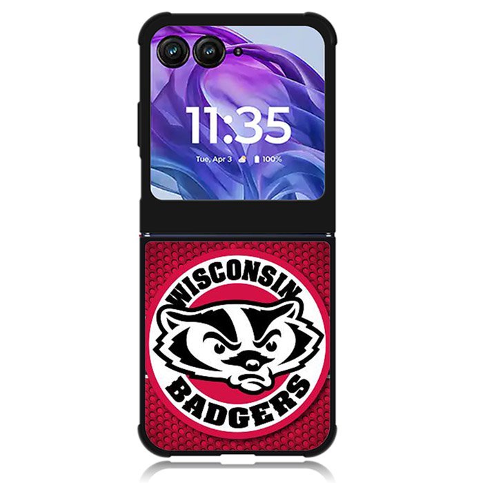 Wisconsin Badgers Motorola Moto Razr 2024 , Moto Razr 50 Case