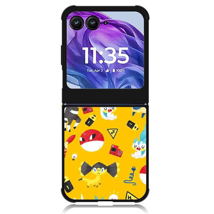 Pokemon Electric Motorola Moto Razr 2024 , Moto Razr 50 Case