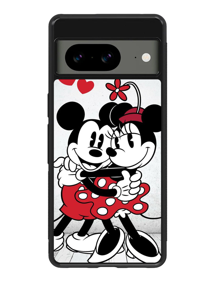 mickey mouse and minnie mouse Google Pixel 8a Case