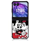 mickey mouse and minnie mouse Motorola Moto Razr 2024 , Moto Razr 50 Case