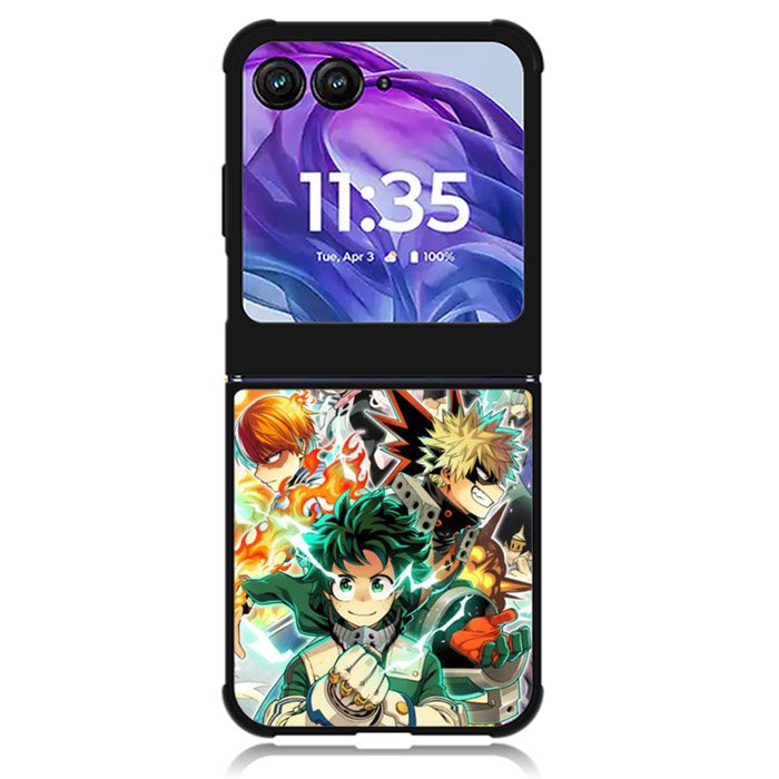 my hero academia Motorola Moto Razr 2024 , Moto Razr 50 Case