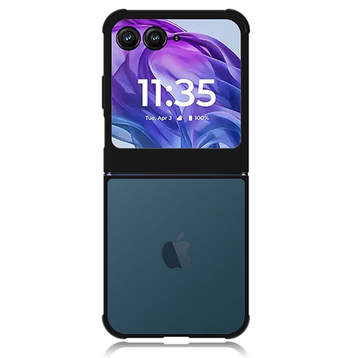 apple blue Motorola Moto Razr 2024 , Moto Razr 50 Case