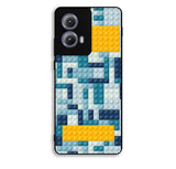 Lego blue Motorola Moto Edge 2024 Case FE1753