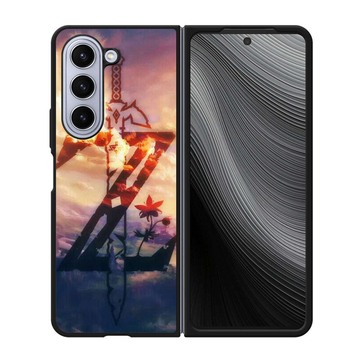 Logo Zelda Breath of the Wild Case Samsung Galaxy z Fold 5 5G BC1567