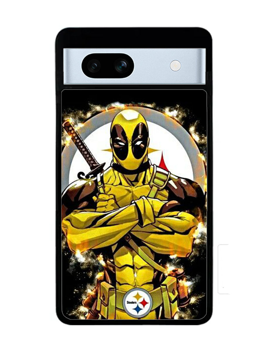 Pittsburgh Steelers Deadpool Google Pixel 7A Case