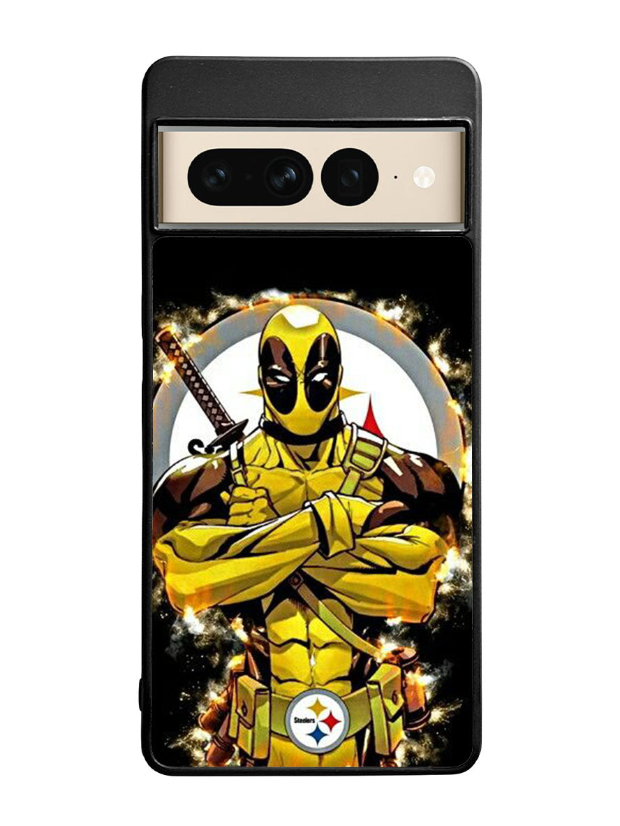 Pittsburgh Steelers Deadpool Google Pixel 7 Pro Case