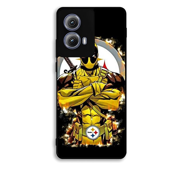 Pittsburgh Steelers Deadpool Motorola Moto Edge 2024 Case FE0403
