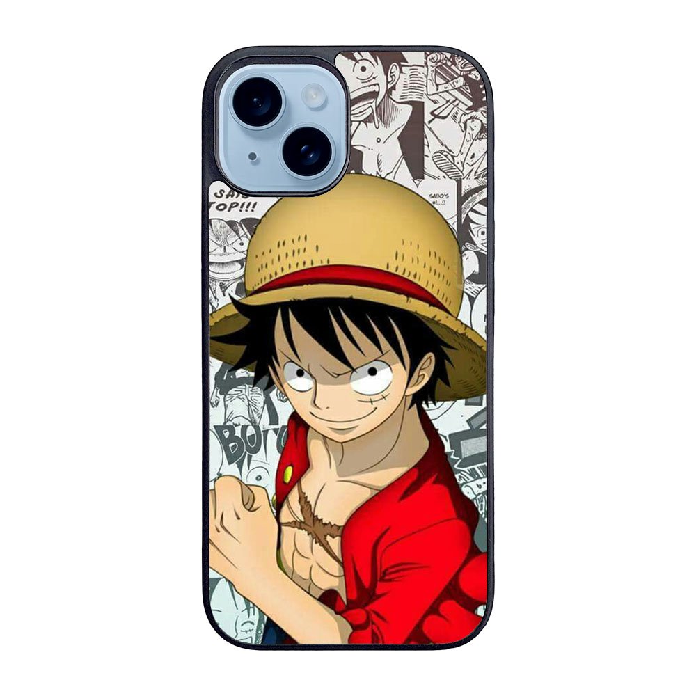 One Piece Luffy comis Case iPhone 15 Plus BC1574