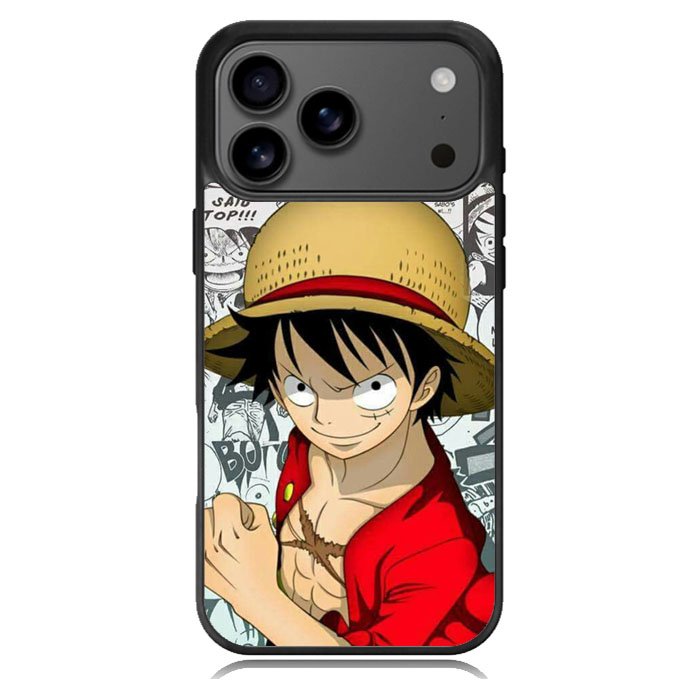 One Piece Luffy comis iPhone 17 Pro Max Case BC1574